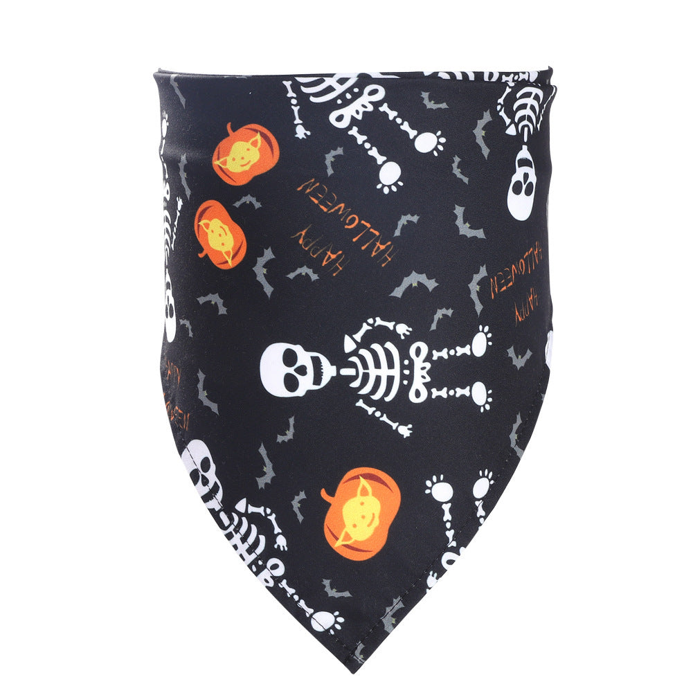 Collare bandana a tema halloween