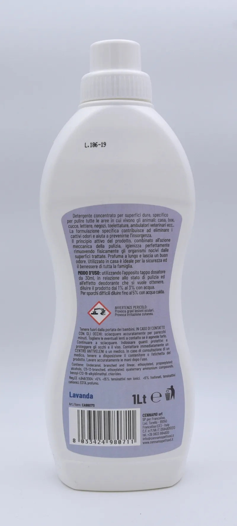 Detergente Igenizzante Concentrato Lavanda 1 LT