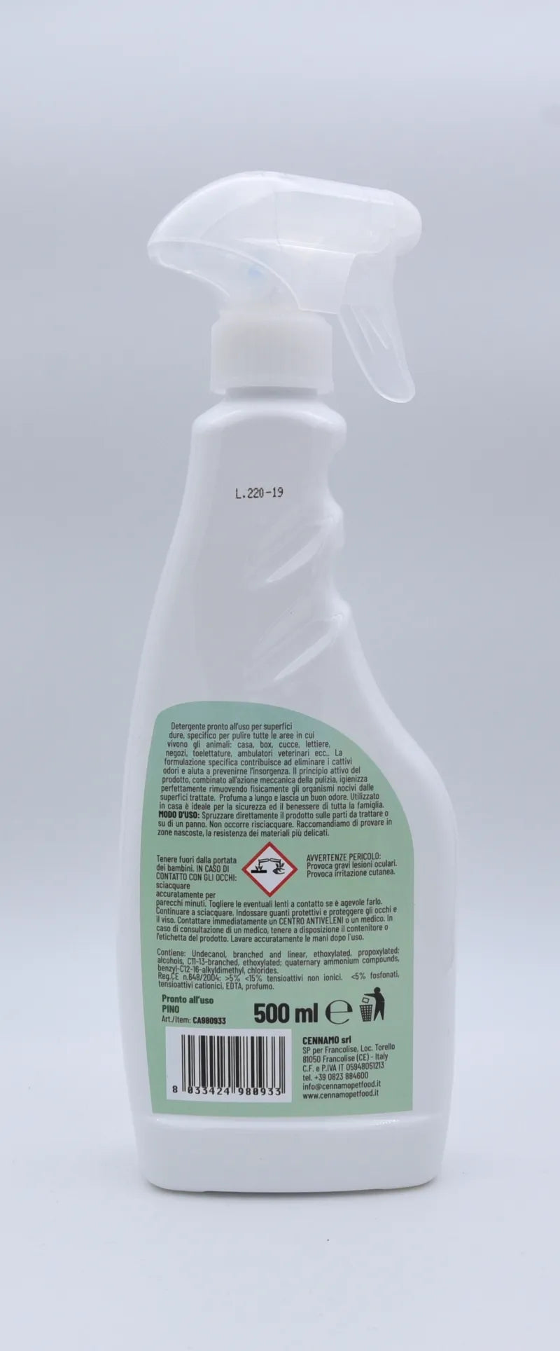 Detergente Igenizzante Pronto Uso Pino 500ml