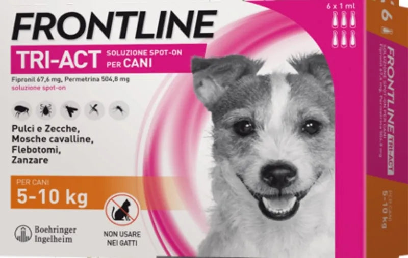 Frontline Tri-Act 5-10KG 6 pipette