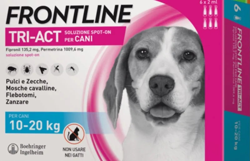 Frontline Tri-Act 10-20KG 6 pipette