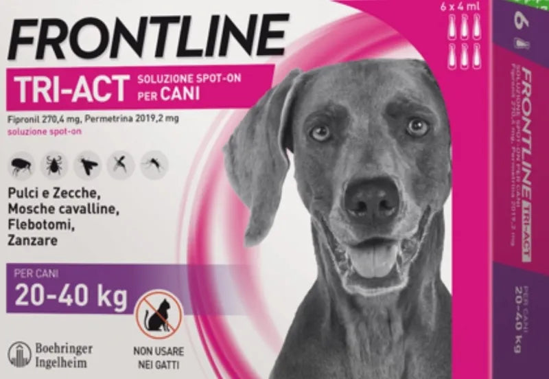 Frontline Tri-Act 20-40KG 6 pipette