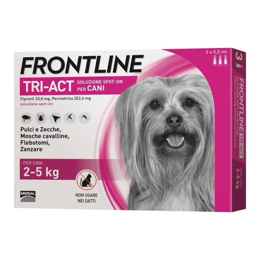 Frontline Tri-Act 2-5KG 3 pipette