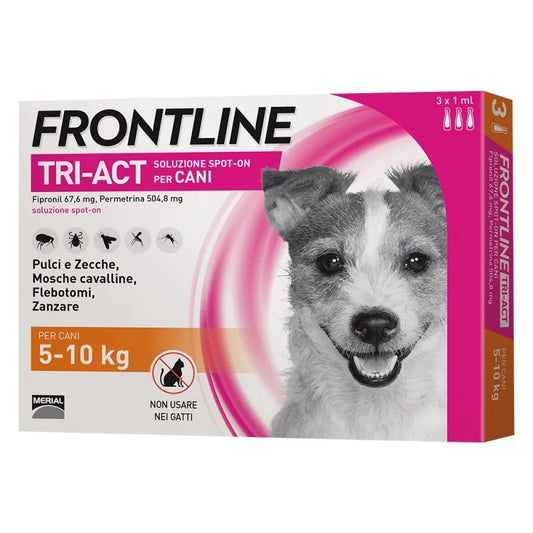 Frontline Tri-Act 5-10KG 3 pipette