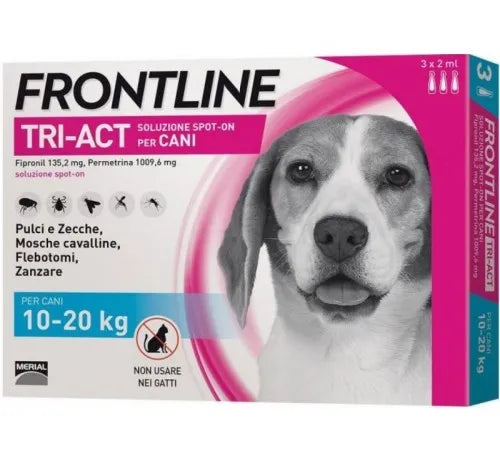 Frontline Tri-Act 10-20KG 3 pipette