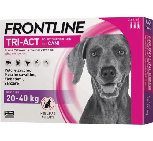 Frontline Tri-Act 20-40KG 3 pipette