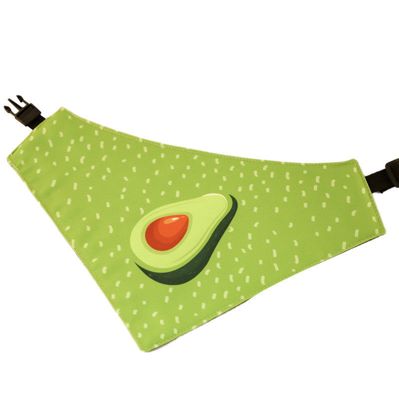 Bandana con avocado per cani e gatti