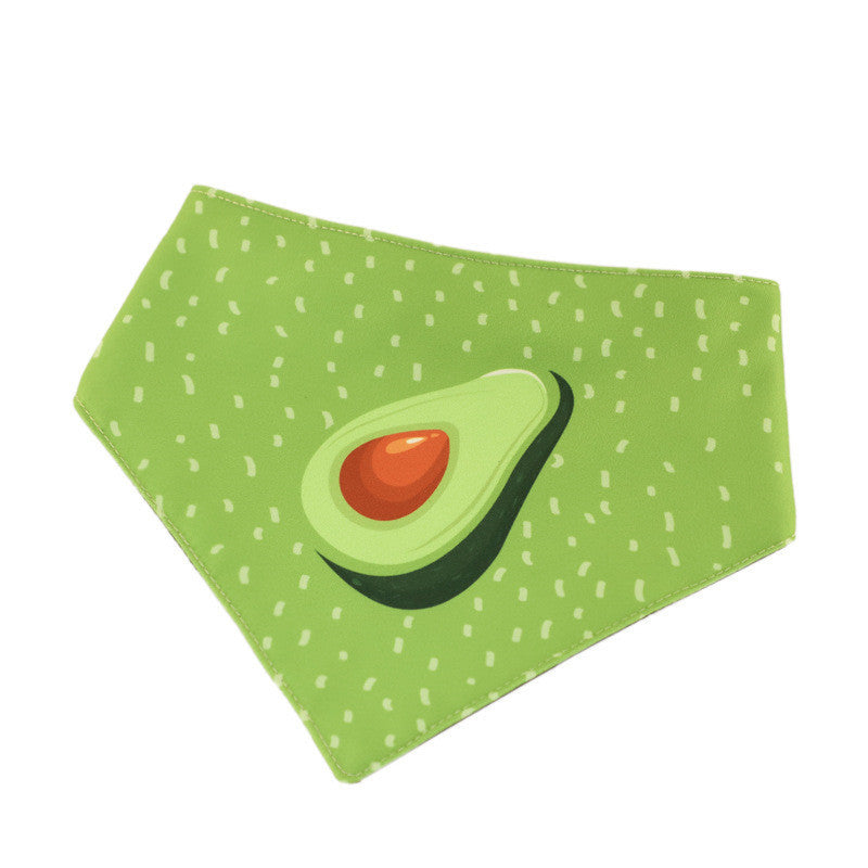 Bandana con avocado per cani e gatti