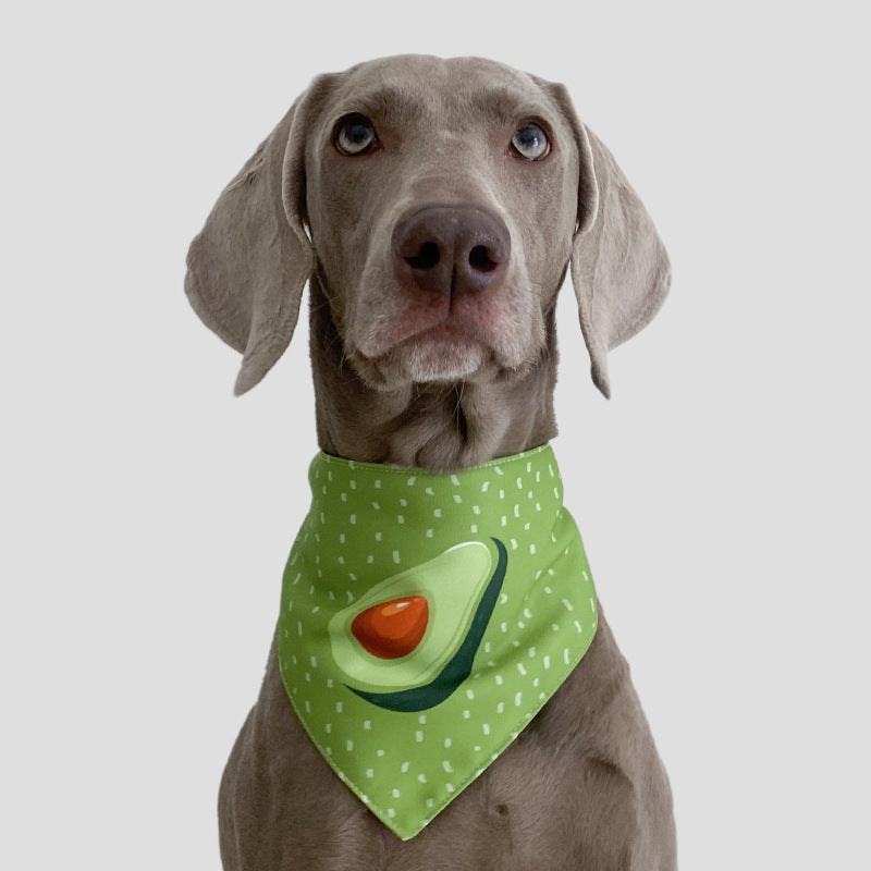 Bandana con avocado per cani e gatti