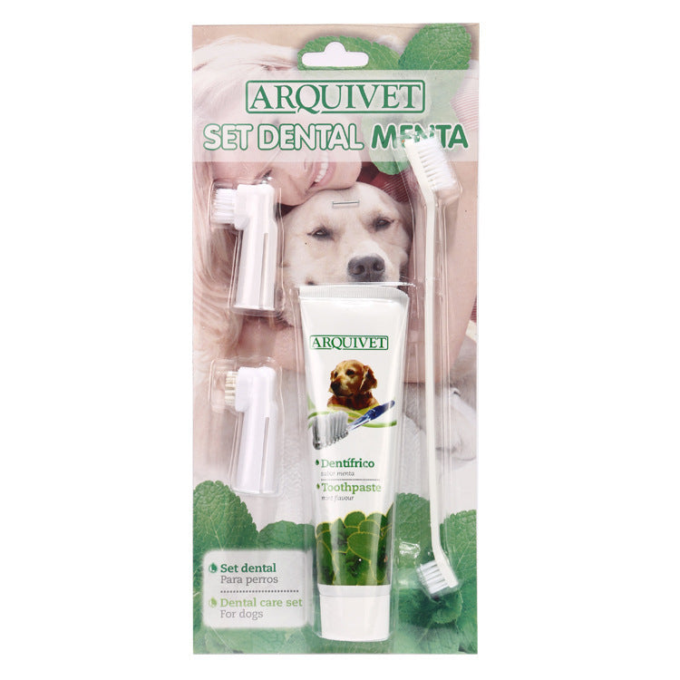 Set spazzolini da dentifricio per cani