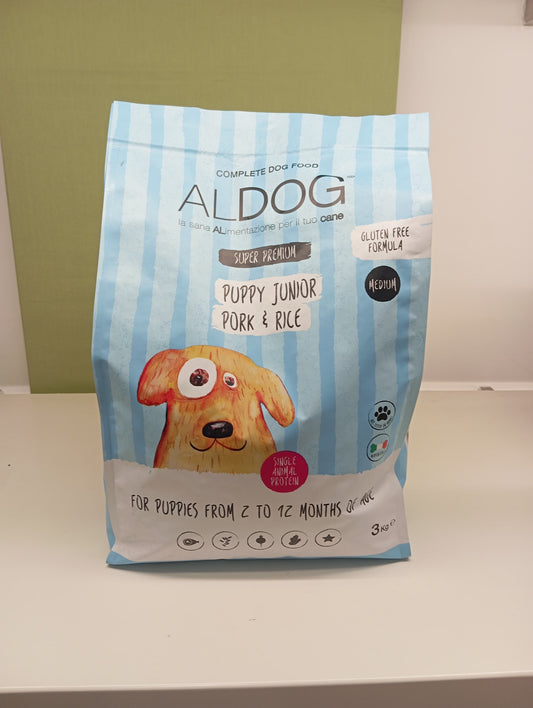 Puppy junior pork ALDOG 3 Kg