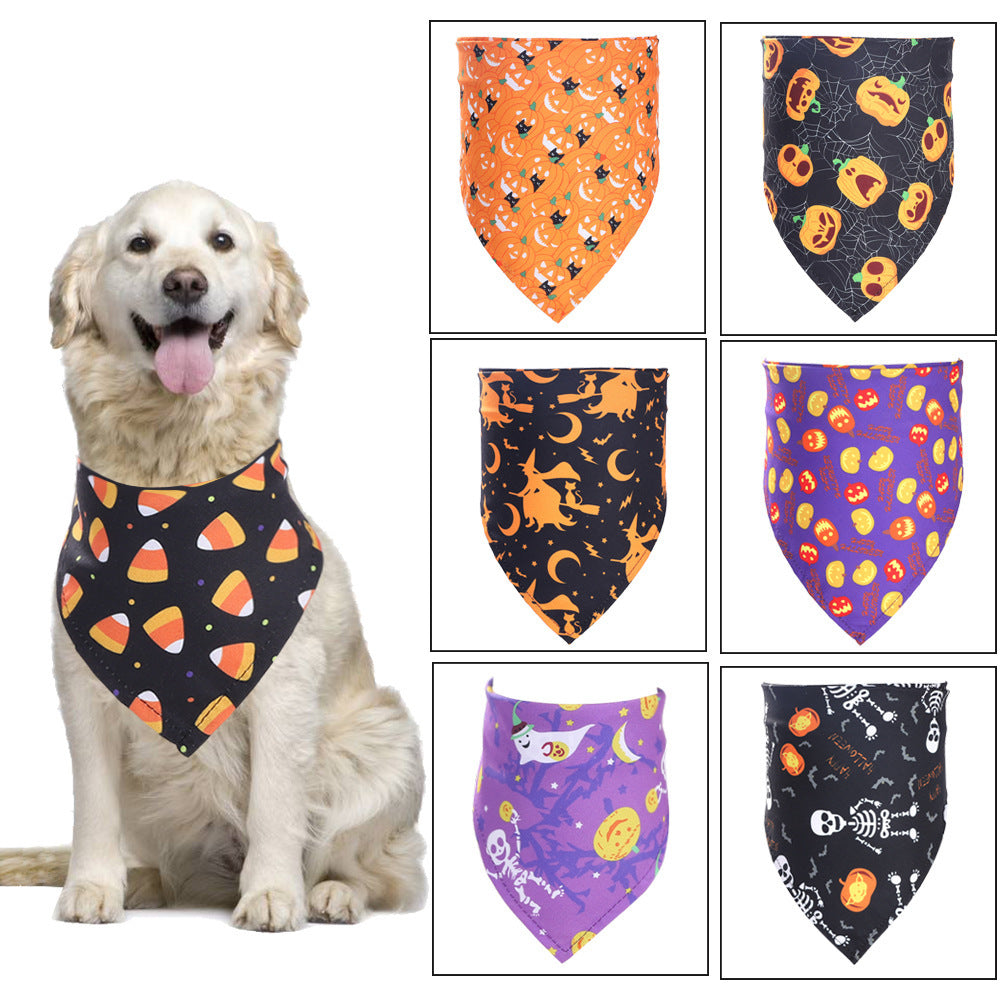 Collare bandana a tema halloween