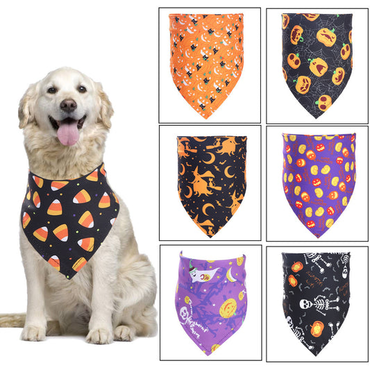 Collare bandana a tema halloween