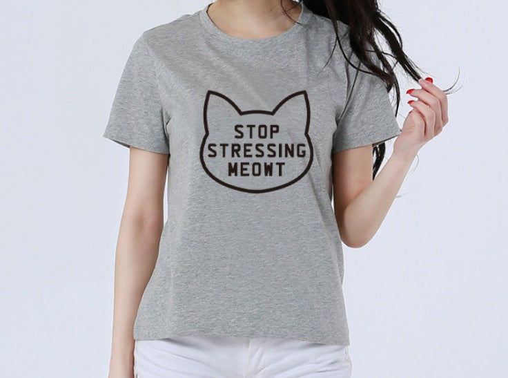 Stop Stressing Cats T-Shirt