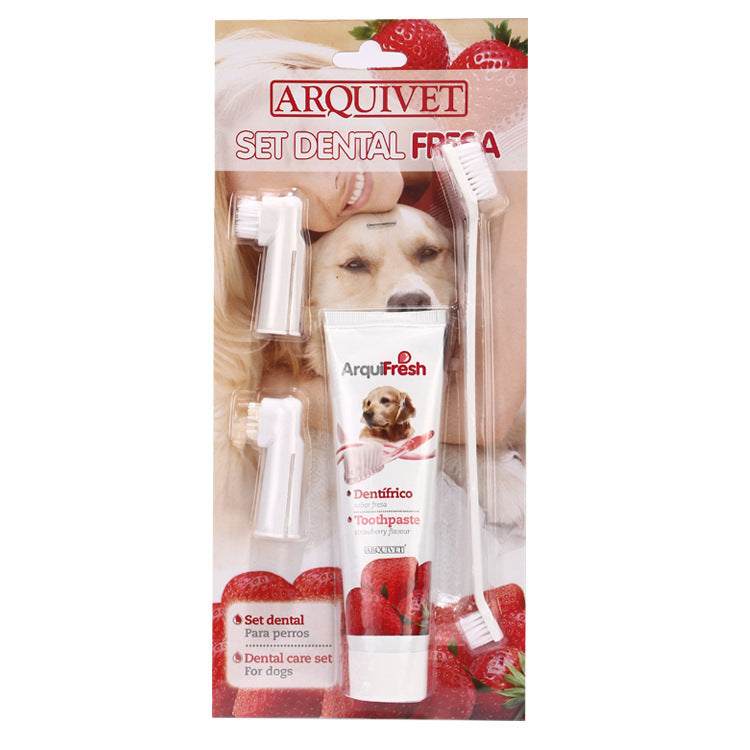 Set spazzolini da dentifricio per cani