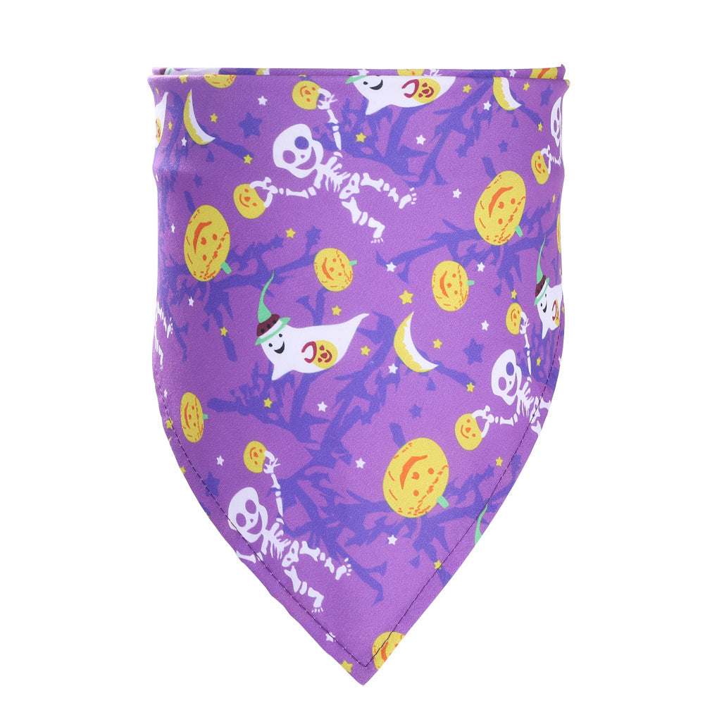 Collare bandana a tema halloween