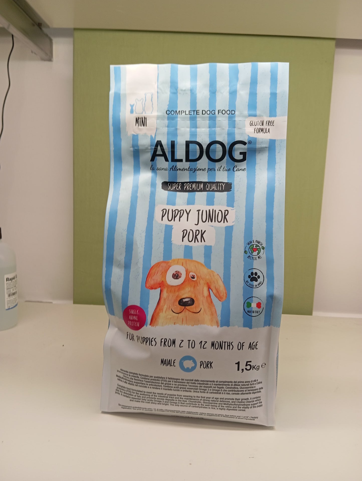 Puppy junior pork ALDOG 1,5 Kg