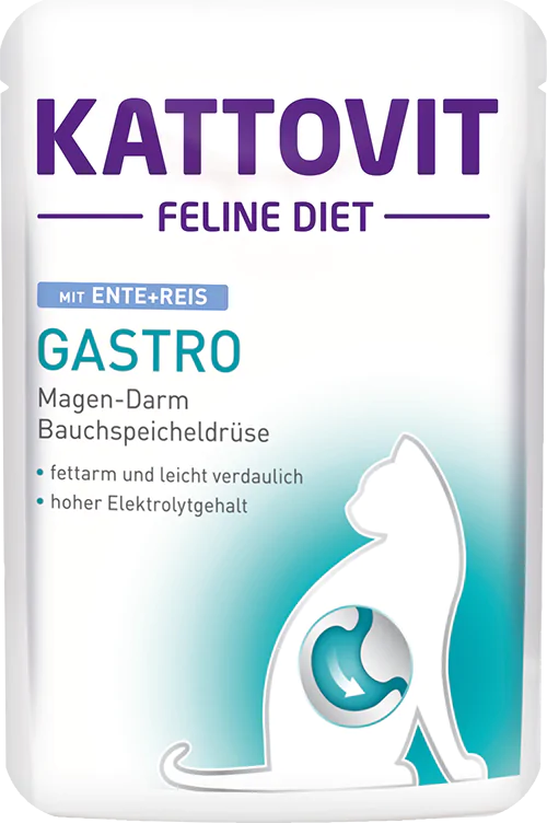 Kattovit GASTRO ANATRA e RISO 85g