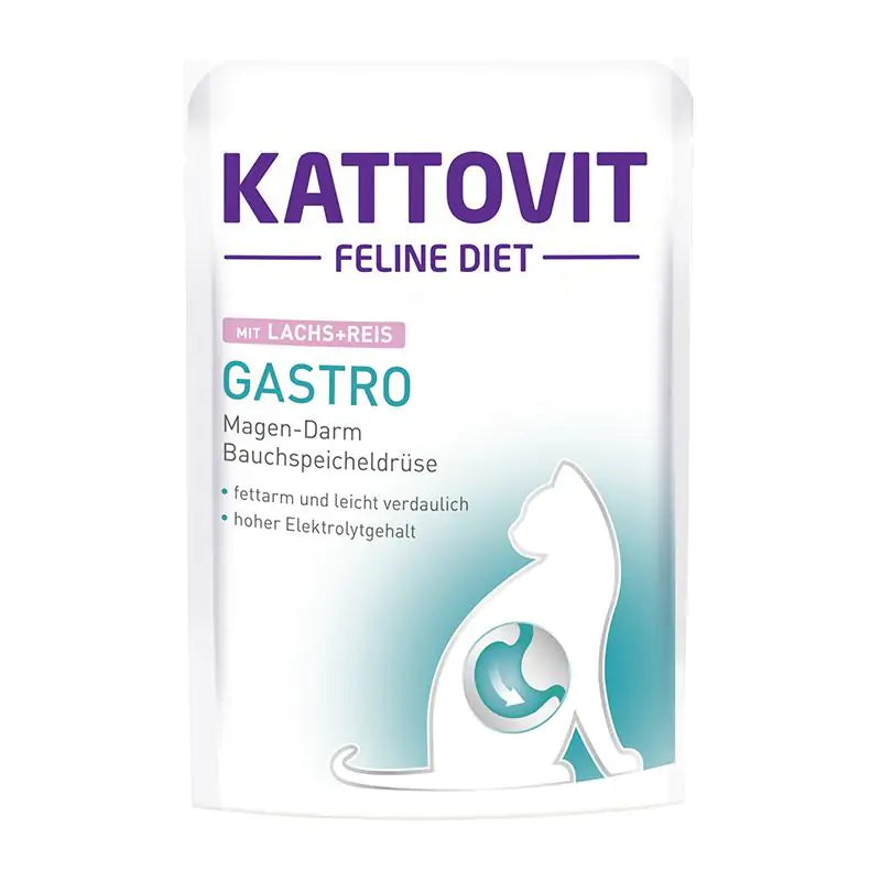 Kattovit GASTRO SALMONE e RISO 85g