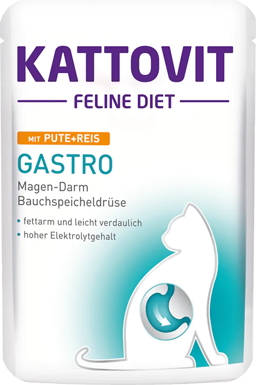 Kattovit GASTRO TACCHINO e RISO 85g