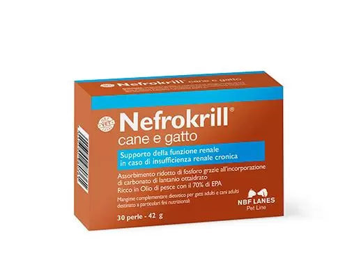 NBF Nefrokrill cane\gatto 30 perle