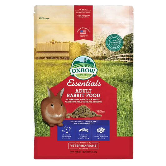 Oxbow Essential Adult Rabbit Food Pellet Conigli 2,25kg